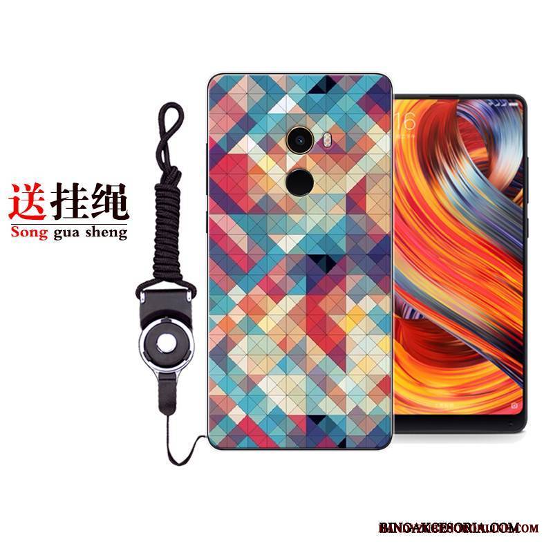 Mi Mix 2 Futerał Etui Anti-fall Czerwony Ochraniacz All Inclusive Etui Na Telefon Miękki