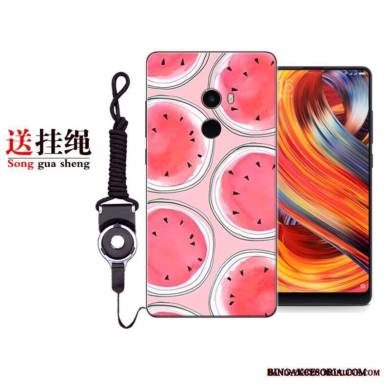 Mi Mix 2 Futerał Etui Anti-fall Czerwony Ochraniacz All Inclusive Etui Na Telefon Miękki