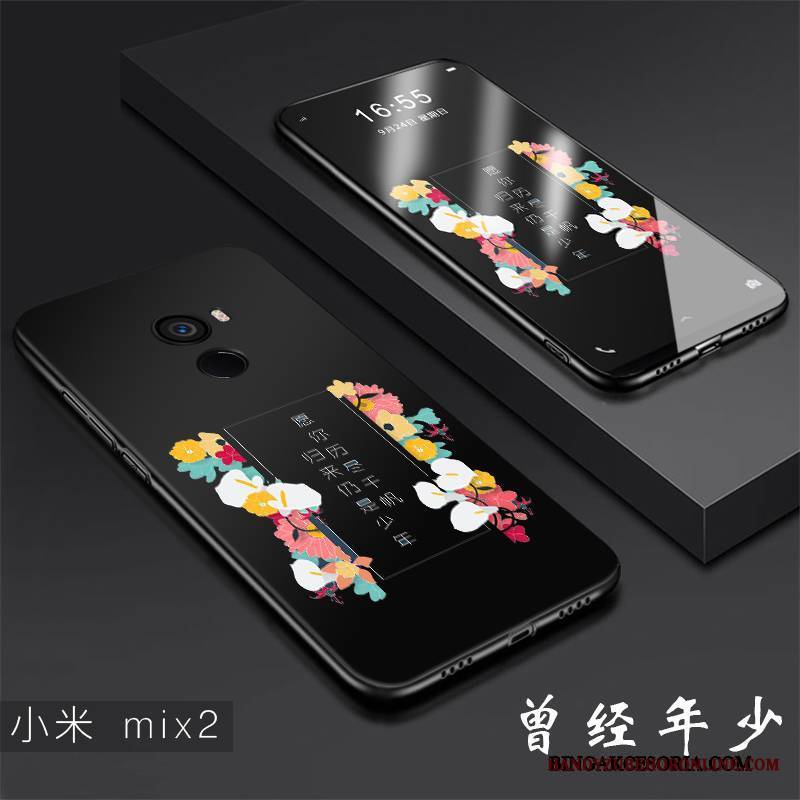 Mi Mix 2 Futerał Ochraniacz Osobowość Etui Na Telefon Miękki Mały All Inclusive Silikonowe