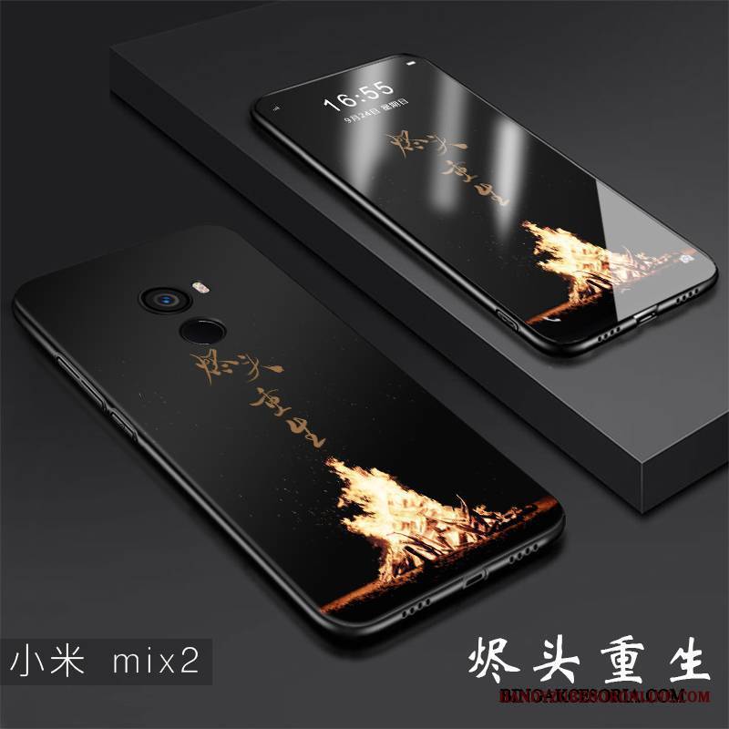 Mi Mix 2 Futerał Ochraniacz Osobowość Etui Na Telefon Miękki Mały All Inclusive Silikonowe