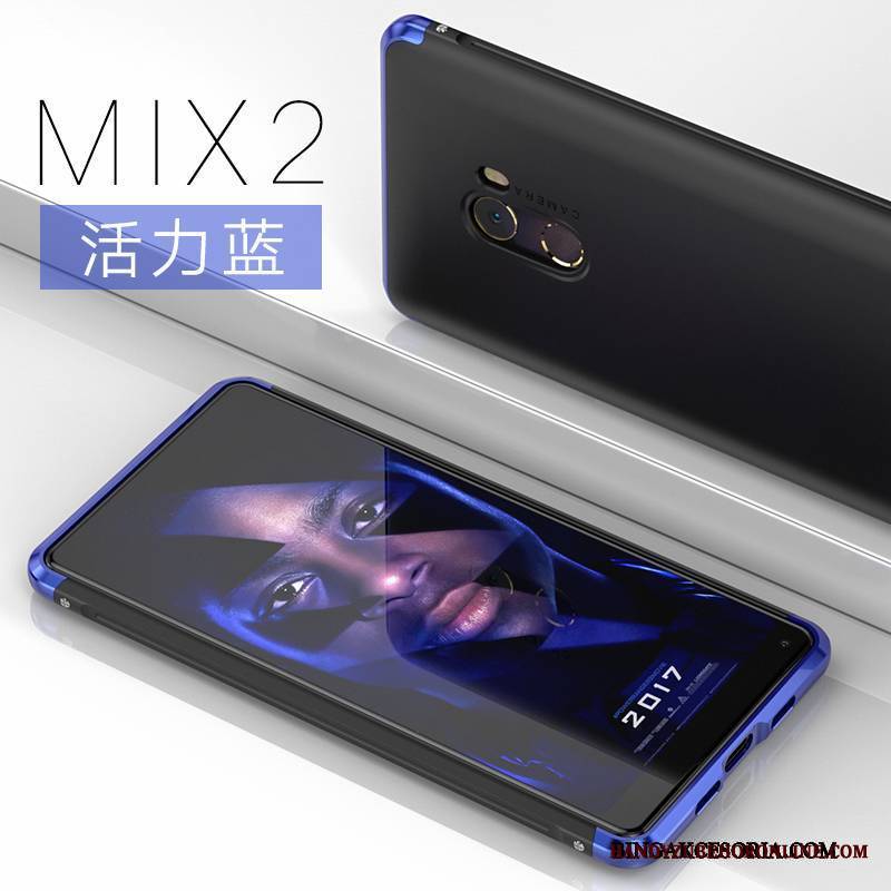 Mi Mix 2 Futerał Tendencja Ochraniacz Metal Nubuku Jasny Etui Na Telefon Trudno