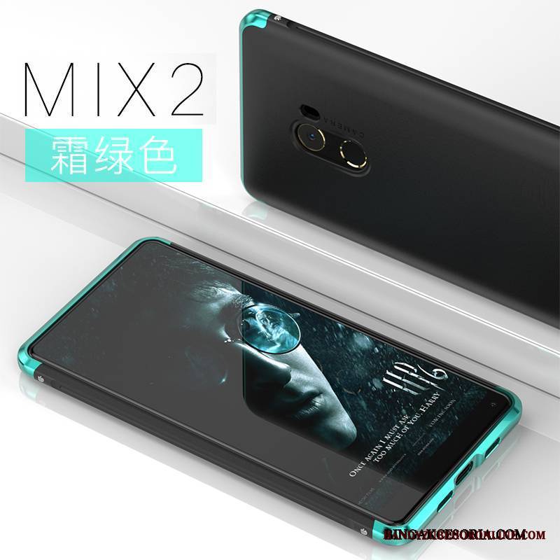 Mi Mix 2 Futerał Tendencja Ochraniacz Metal Nubuku Jasny Etui Na Telefon Trudno