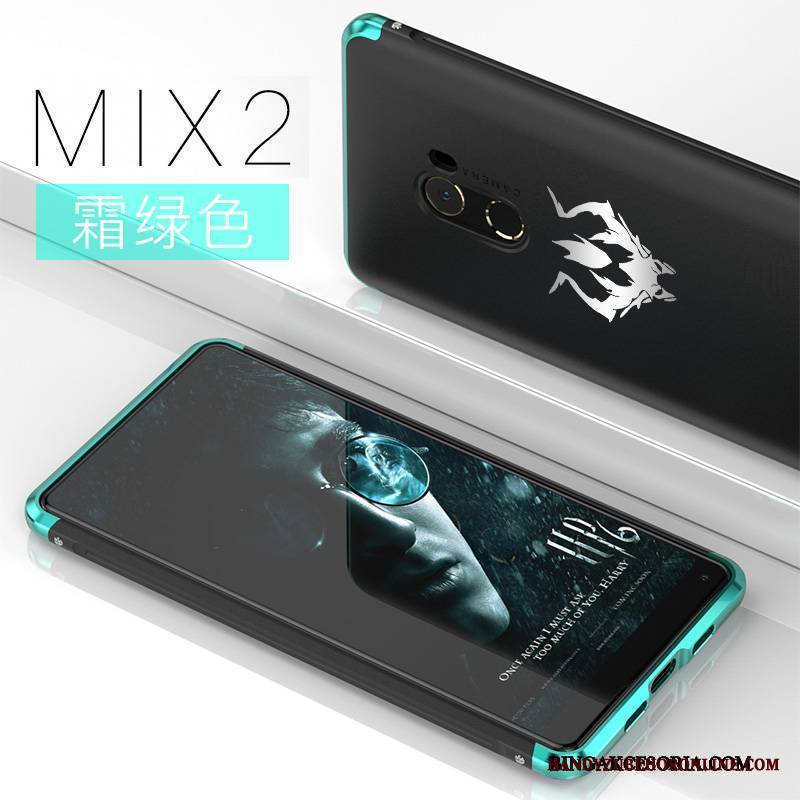 Mi Mix 2 Futerał Tendencja Ochraniacz Metal Nubuku Jasny Etui Na Telefon Trudno