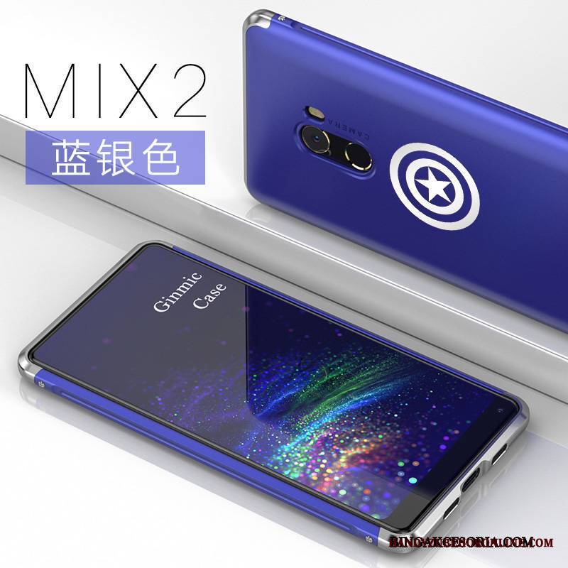 Mi Mix 2 Futerał Tendencja Ochraniacz Metal Nubuku Jasny Etui Na Telefon Trudno