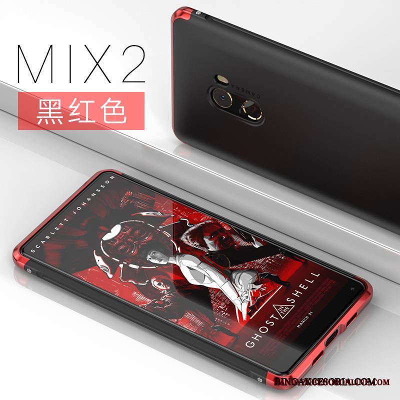 Mi Mix 2 Futerał Tendencja Ochraniacz Metal Nubuku Jasny Etui Na Telefon Trudno