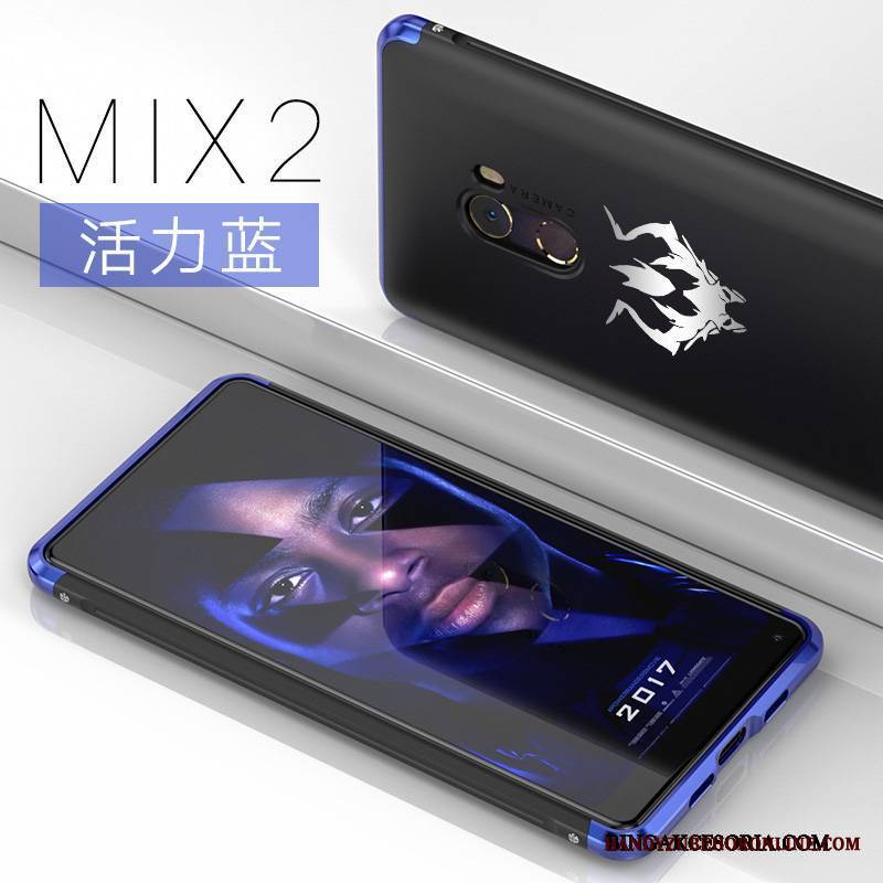 Mi Mix 2 Futerał Tendencja Ochraniacz Metal Nubuku Jasny Etui Na Telefon Trudno