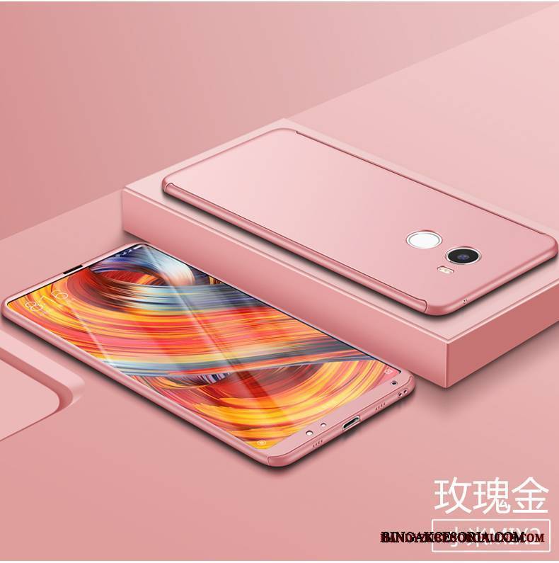 Mi Mix 2 Nubuku Anti-fall Trudno Telefon Komórkowy Srebro Ochraniacz Futerał