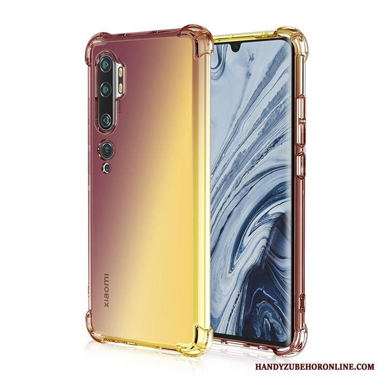 Mi Note 10 Futerał Różowe Anti-fall Etui Balon All Inclusive Tęcza Silikonowe