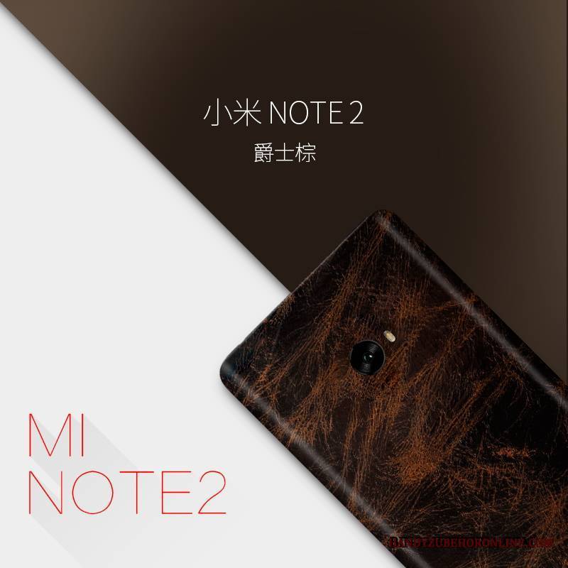 Mi Note 2 Mały Skórzany Futerał Ochraniacz Kreatywne Etui Żółty Etui Na Telefon