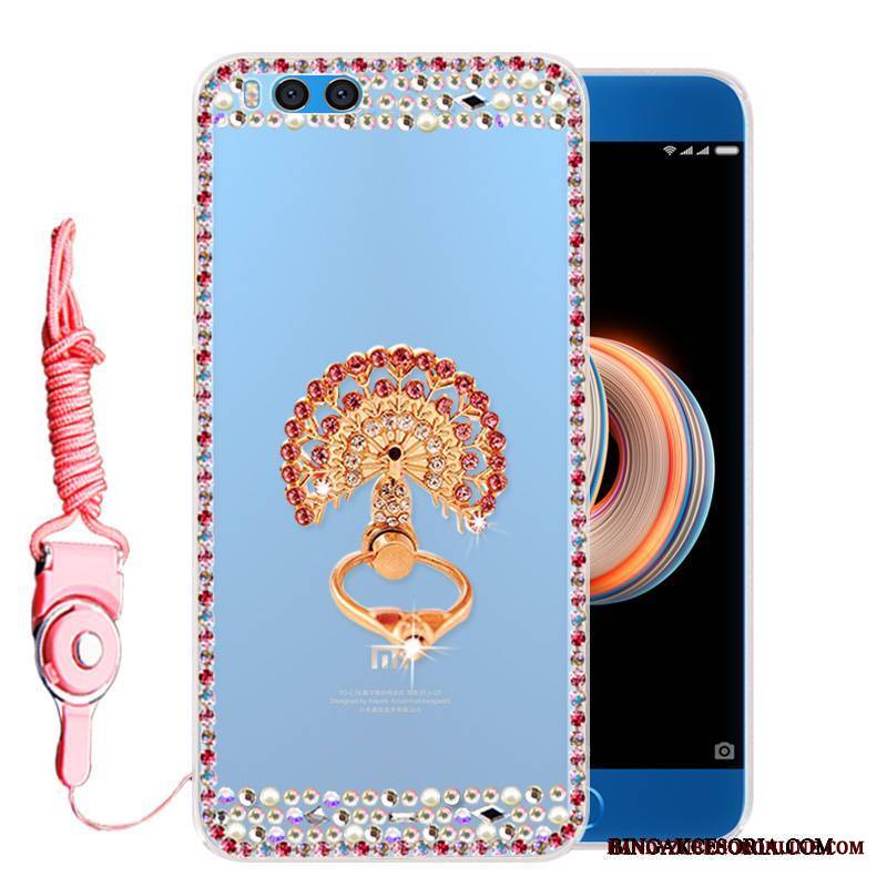 Mi Note 3 Nubuku Telefon Komórkowy Rhinestone Futerał Etui Na Telefon Tendencja Przezroczysty