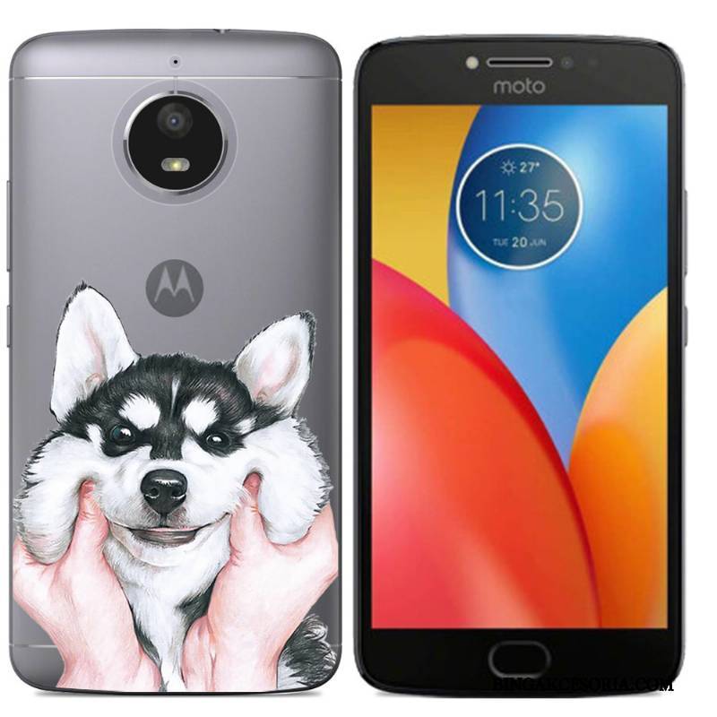 Moto E4 Plus Telefon Komórkowy Kolor Etui Kreatywne Futerał Silikonowe Miękki