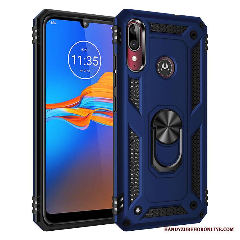 Moto E6 Plus Etui Na Telefon Trudno Magnetyzm Na Pokładzie All Inclusive Futerał Czerwony