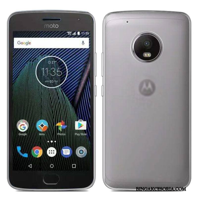 Moto G5 Etui Na Telefon Futerał Telefon Komórkowy Nowy Szary Miękki Kolor