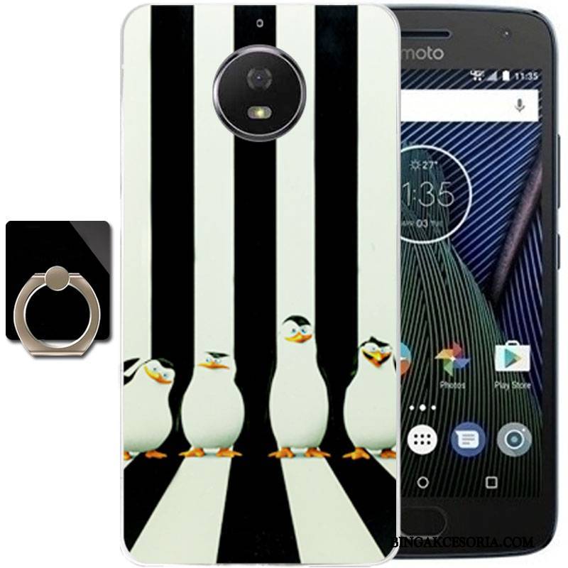 Moto G5 Plus Futerał Ochraniacz Anti-fall Etui Na Telefon Różowe