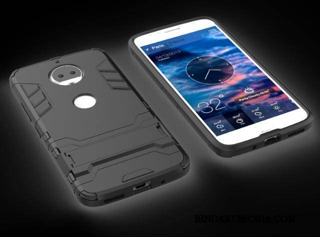 Moto G5s Futerał Etui All Inclusive Anti-fall Jasny Niebieski Etui Na Telefon Wspornik Zielony