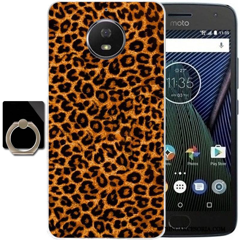 Moto G5s Plus All Inclusive Ochraniacz Silikonowe Futerał Etui Anti-fall Purpurowy