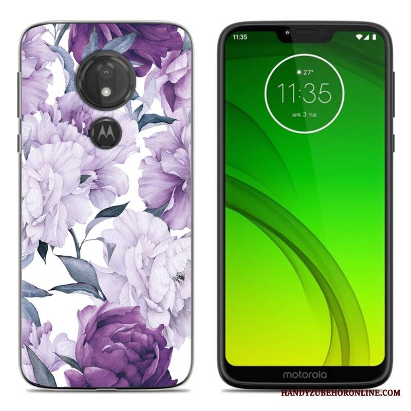 Moto G7 Play Miękki Etui Na Telefon Futerał Czarny Kreatywne Silikonowe Osobowość