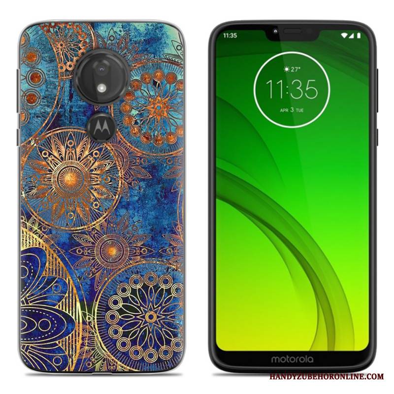 Moto G7 Play Miękki Etui Na Telefon Futerał Czarny Kreatywne Silikonowe Osobowość