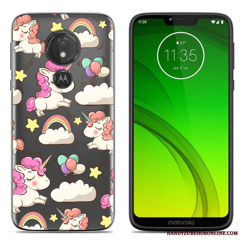 Moto G7 Play Miękki Etui Na Telefon Futerał Czarny Kreatywne Silikonowe Osobowość