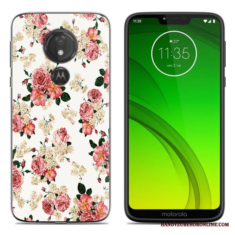 Moto G7 Play Miękki Etui Na Telefon Futerał Czarny Kreatywne Silikonowe Osobowość