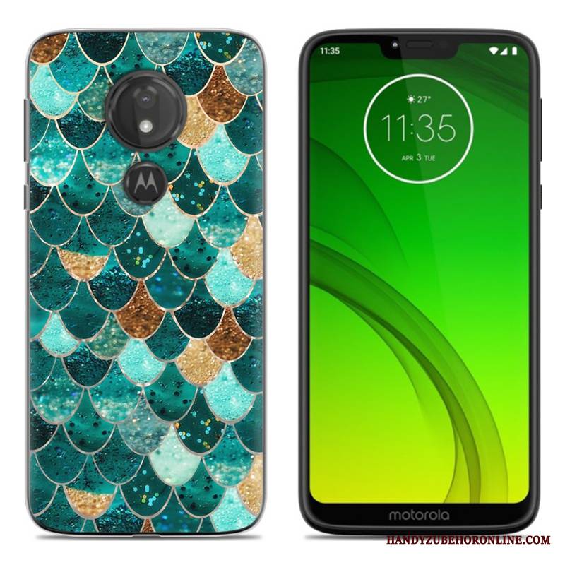 Moto G7 Play Miękki Etui Na Telefon Futerał Czarny Kreatywne Silikonowe Osobowość