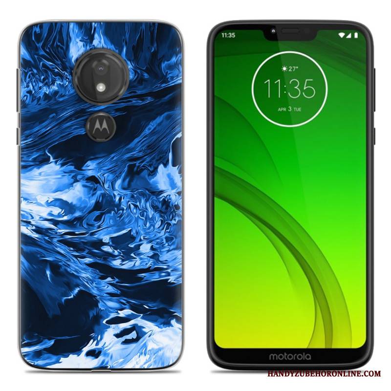 Moto G7 Play Miękki Etui Na Telefon Futerał Czarny Kreatywne Silikonowe Osobowość