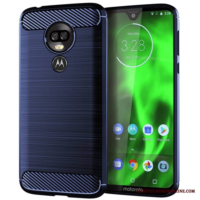 Moto G7 Plus Futerał Ochraniacz Jedwab Etui Na Telefon Miękki Wzór Anti-fall Silikonowe