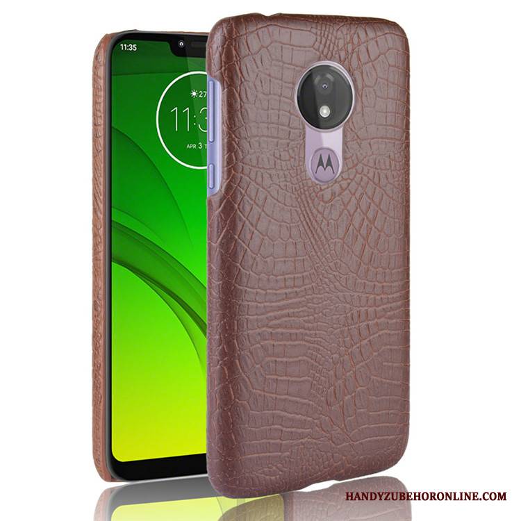 Moto G7 Power Futerał Etui Biały Kreatywne Biznes Telefon Komórkowy Etui Na Telefon