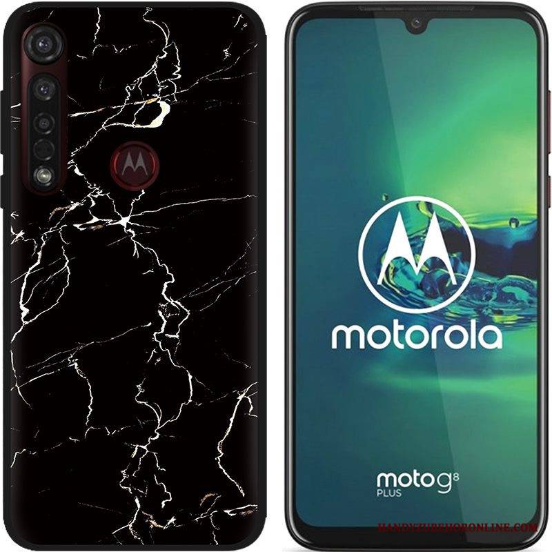 Moto G8 Plus Futerał Kreatywne Nubuku Gorąca Sprzedaż Czarny Kolor Różowe Kreskówka