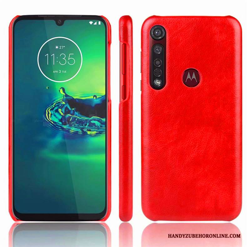 Moto G8 Plus Futerał Ochraniacz Anti-fall Etui Na Telefon Niebieski Proste