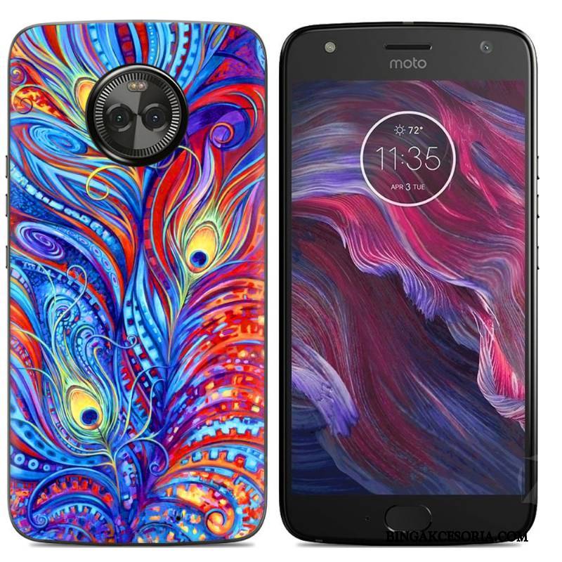 Moto X4 Futerał Kolor Różowe Nowy Kreatywne Etui Miękki Telefon Komórkowy