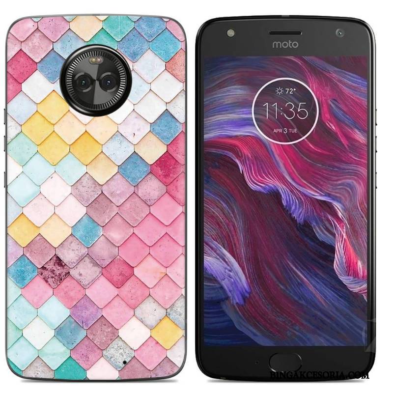 Moto X4 Futerał Kreskówka Kreatywne Kolor Miękki Silikonowe Etui Etui Na Telefon Telefon Komórkowy