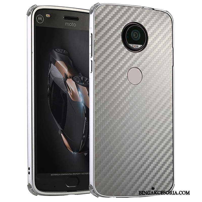 Moto Z2 Play Granica Metal Etui Anti-fall Telefon Komórkowy Futerał Złoto