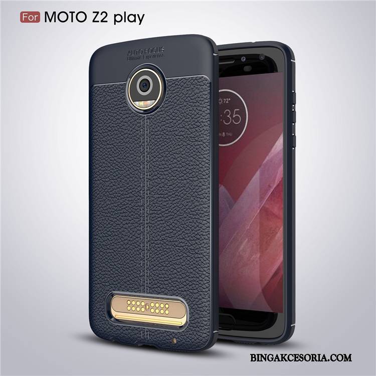 Moto Z2 Play Skóra Etui Na Telefon Silikonowe Miękki Futerał Anti-fall Ochraniacz