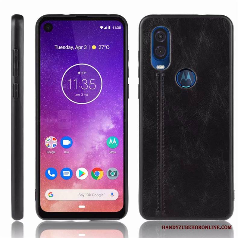 Motorola One Vision Futerał Anti-fall All Inclusive Etui Etui Na Telefon Niebieski Ochraniacz