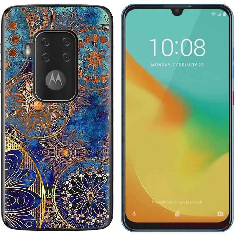 Motorola One Zoom Futerał Etui Na Telefon Nowy Gorąca Sprzedaż Purpurowy Telefon Komórkowy Miękki Kolor