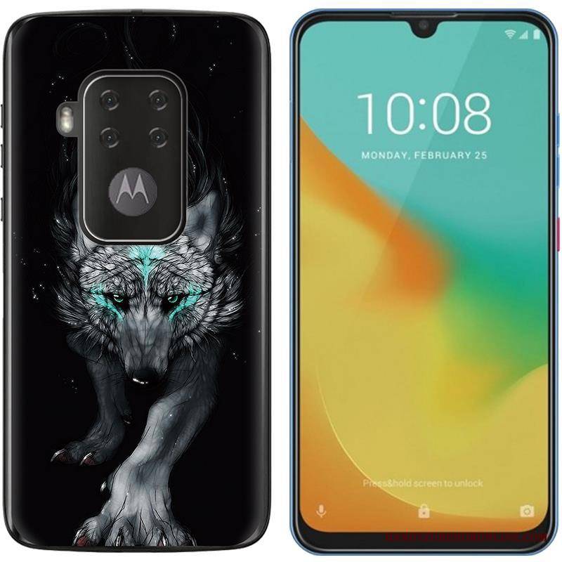 Motorola One Zoom Futerał Etui Na Telefon Nowy Gorąca Sprzedaż Purpurowy Telefon Komórkowy Miękki Kolor