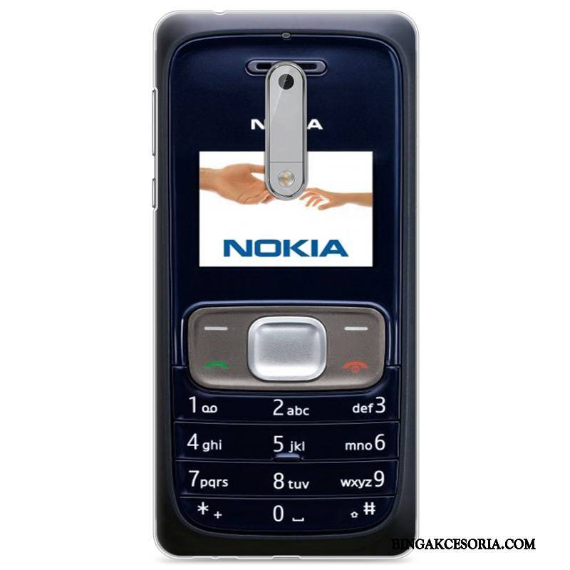 Nokia 5 Silikonowe Miękki Anti-fall Etui Na Telefon Kolor Futerał Vintage