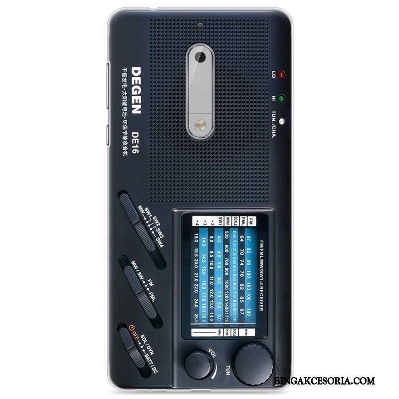 Nokia 5 Silikonowe Miękki Anti-fall Etui Na Telefon Kolor Futerał Vintage