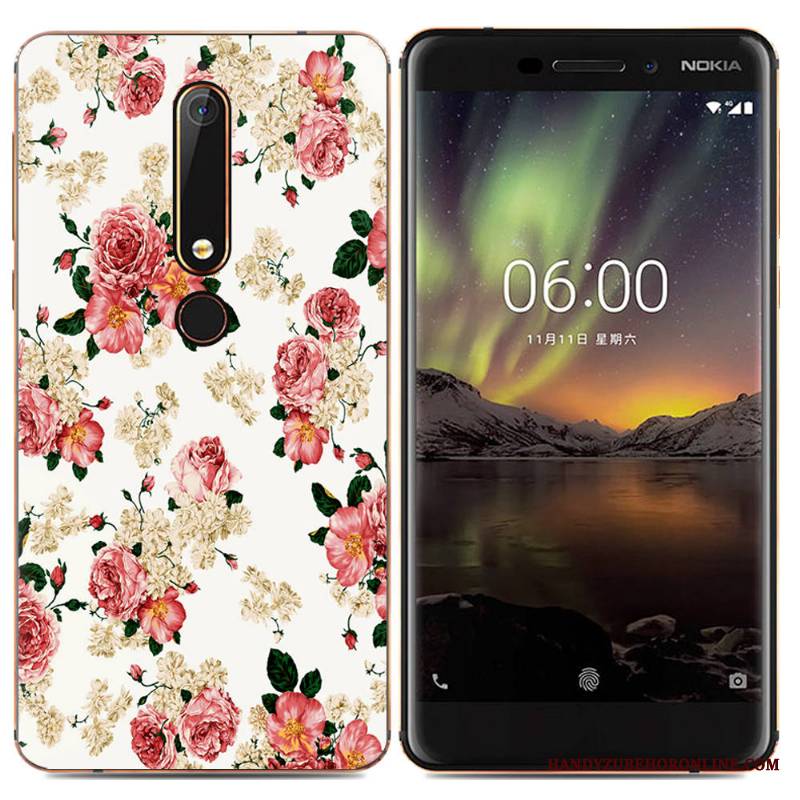 Nokia 6.1 Miękki Ochraniacz Etui Telefon Komórkowy Kolor Futerał Kreatywne