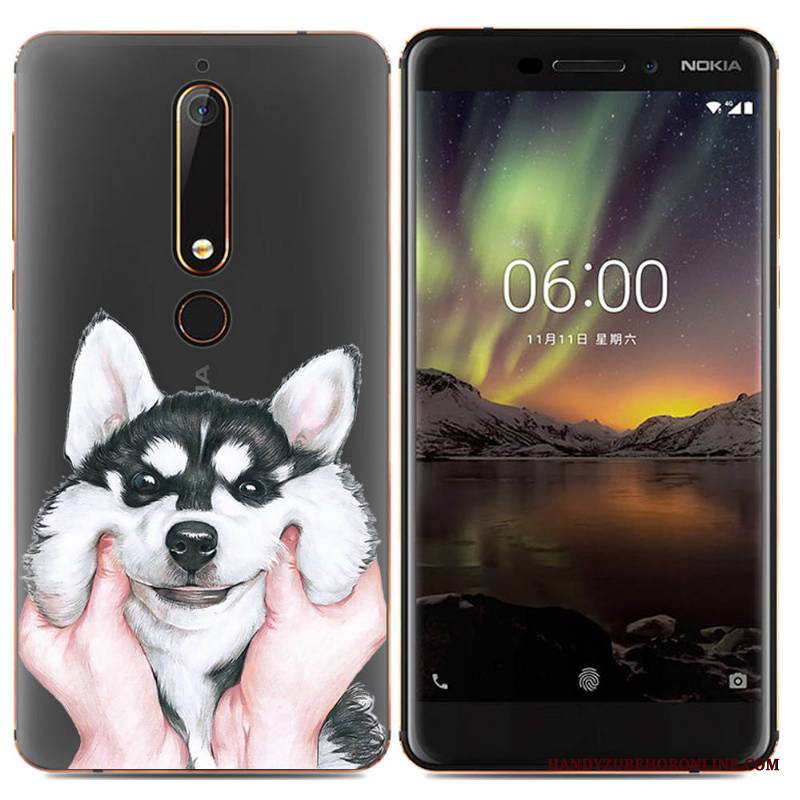 Nokia 6.1 Miękki Ochraniacz Etui Telefon Komórkowy Kolor Futerał Kreatywne