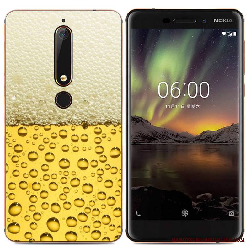 Nokia 6.1 Miękki Ochraniacz Etui Telefon Komórkowy Kolor Futerał Kreatywne