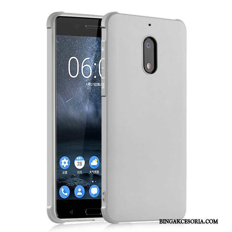 Nokia 6 Futerał Anti-fall Etui Na Telefon All Inclusive Biznes Ochraniacz Czarny Silikonowe