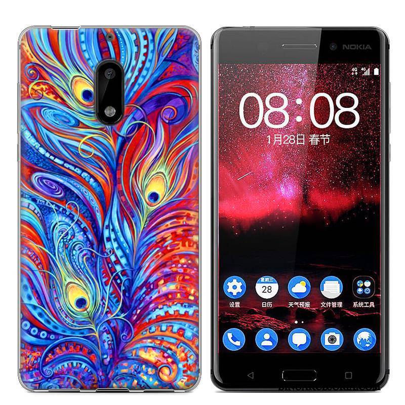 Nokia 6 Futerał Ochraniacz Miękki Etui Na Telefon Tendencja Kreskówka Telefon Komórkowy