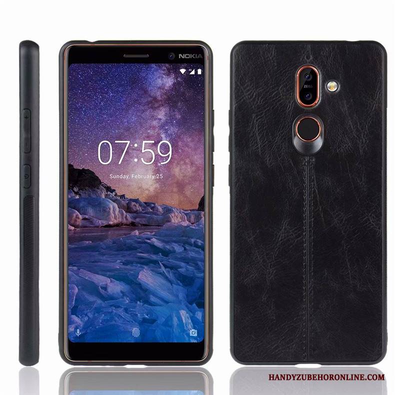 Nokia 7 Plus Etui Futerał Niebieski Ochraniacz Anti-fall Telefon Komórkowy Etui Na Telefon