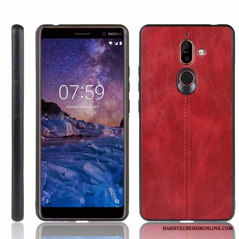 Nokia 7 Plus Etui Futerał Niebieski Ochraniacz Anti-fall Telefon Komórkowy Etui Na Telefon