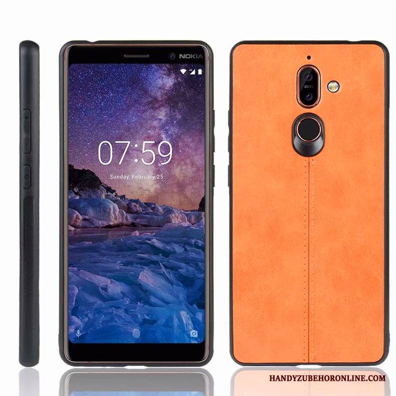 Nokia 7 Plus Etui Futerał Niebieski Ochraniacz Anti-fall Telefon Komórkowy Etui Na Telefon