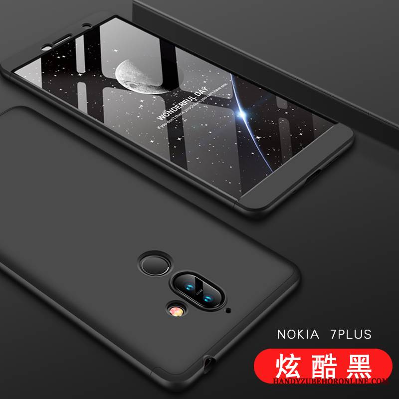 Nokia 7 Plus Trudno Modna Marka Srebro All Inclusive Silikonowe Futerał Etui