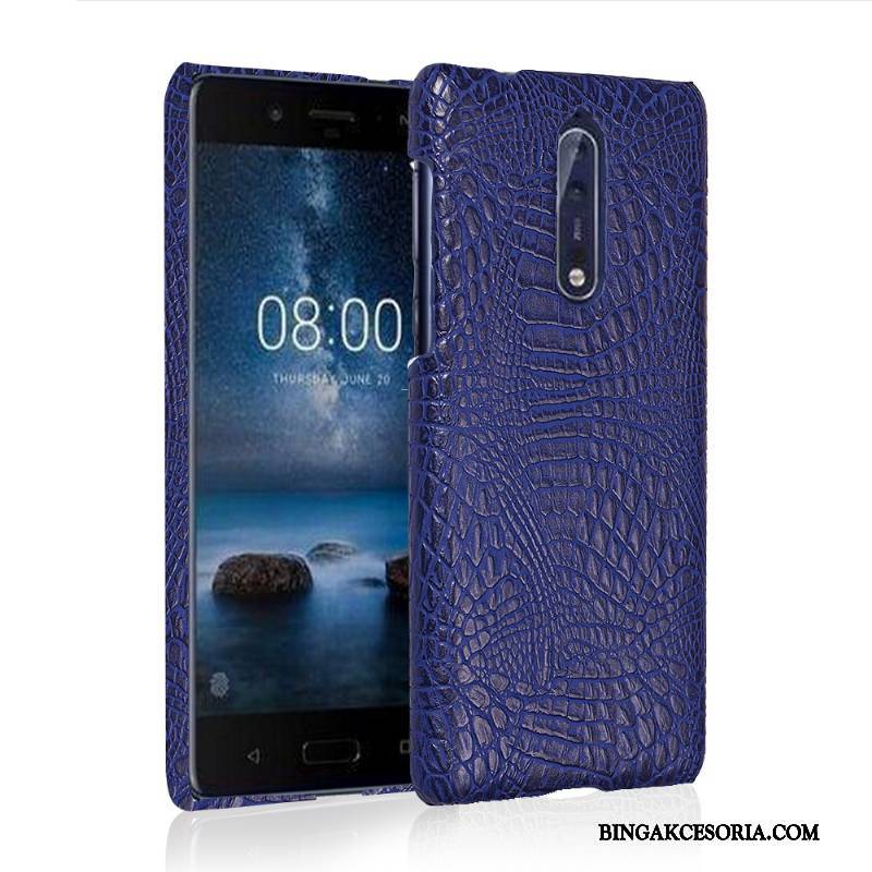 Nokia 8 Futerał Etui Na Telefon Anti-fall Nowy Telefon Komórkowy Ochraniacz Jasny Niebieski Portfel