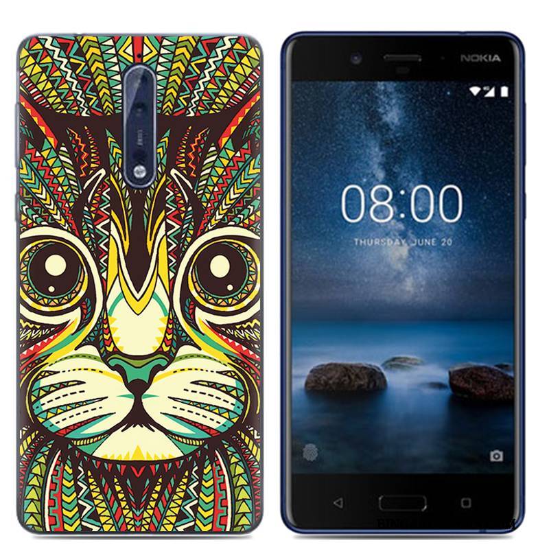 Nokia 8 Futerał Telefon Komórkowy Etui Ochraniacz Kreskówka Osobowość Etui Na Telefon Miękki